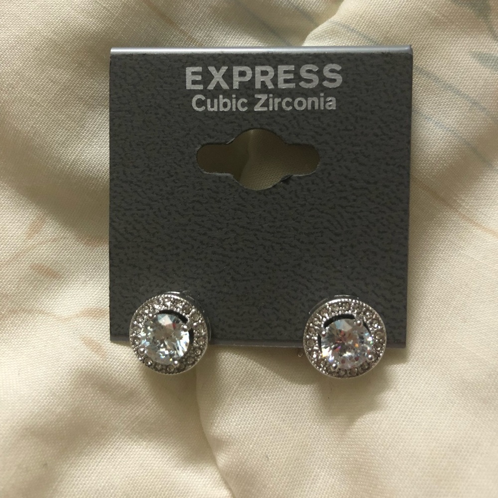 EXPRESS CUBIC ZIRCONIA EARRINGS